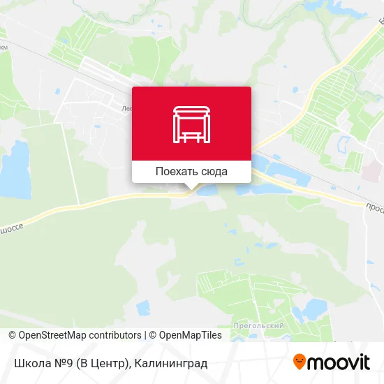 Карта Школа №9 (В Центр)