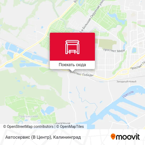 Карта Автосервис (В Центр)