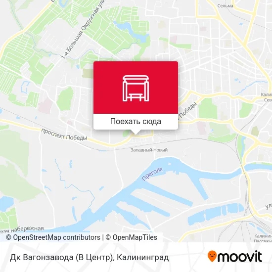 Карта Дк Вагонзавода (В Центр)