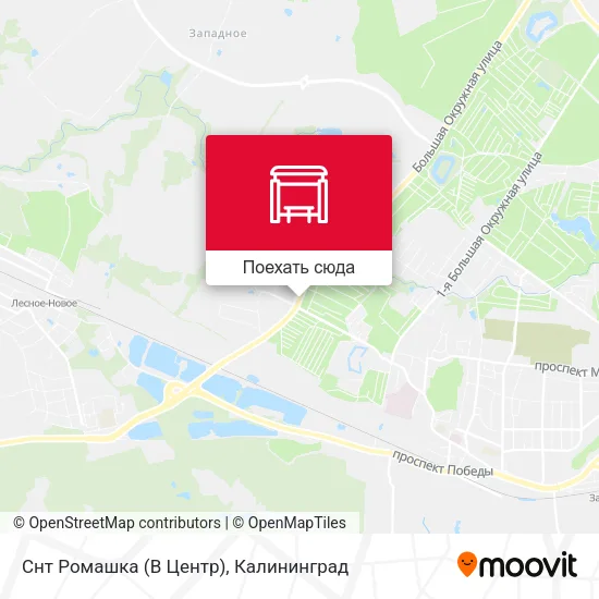 Карта Снт Ромашка (В Центр)