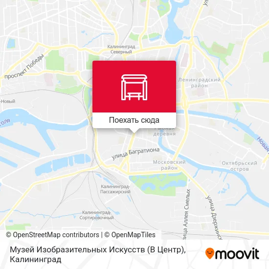 Карта Музей Изобразительных Искусств (В Центр)