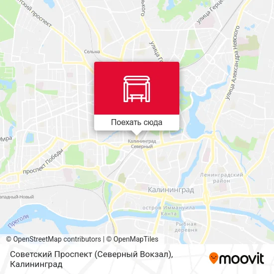 Карта Советский Проспект (Северный Вокзал)