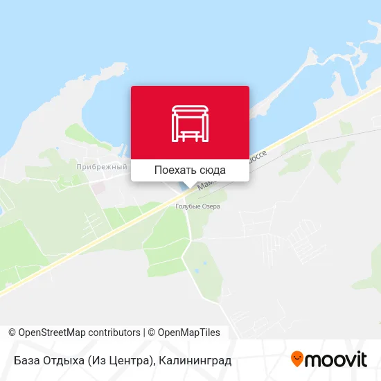Карта База Отдыха (Из Центра)