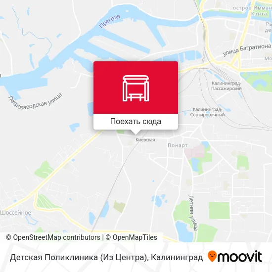 Карта Детская Поликлиника (Из Центра)