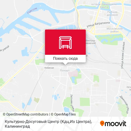 Карта Культурно-Досуговый Центр (Кдц,Из Центра)