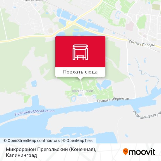 Карта Микрорайон Прегольский (Конечная)
