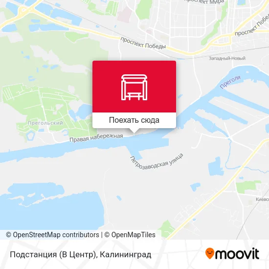 Карта Подстанция (В Центр)
