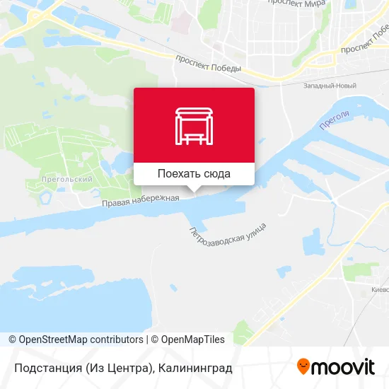 Карта Подстанция (Из Центра)