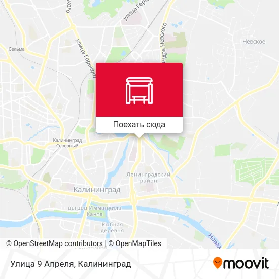 Карта Улица 9 Апреля