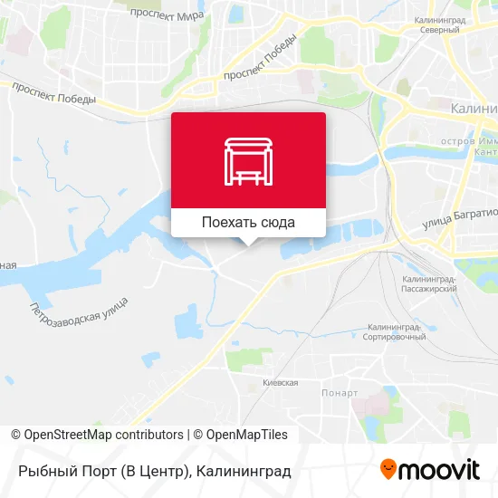 Карта Рыбный Порт (В Центр)