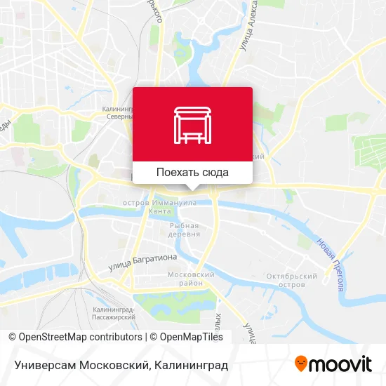 Карта Универсам Московский