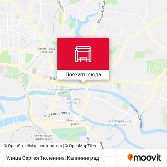 Карта Улица Сергея Тюленина