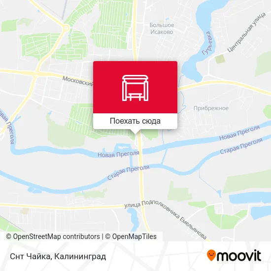 Карта Снт Чайка