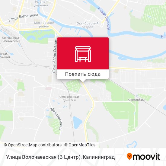 Карта Улица Волочаевская (В Центр)