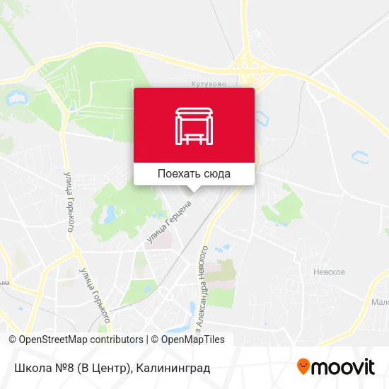 Карта Школа №8 (В Центр)