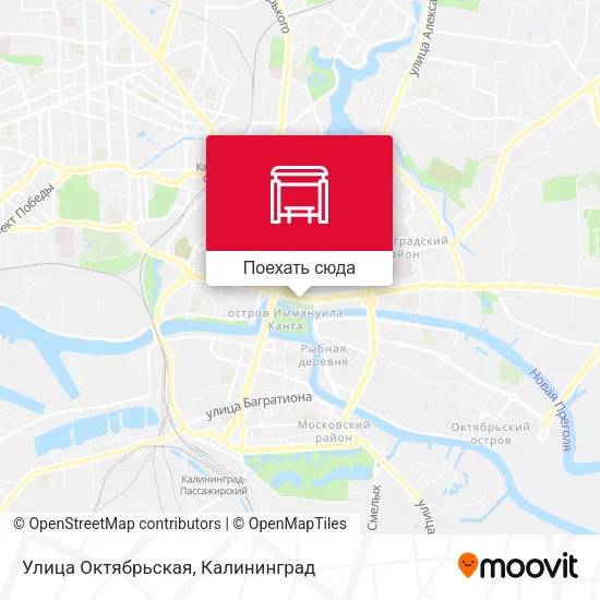 Карта Улица Октябрьская