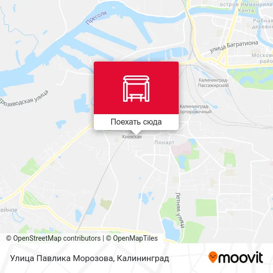 Карта Улица Павлика Морозова