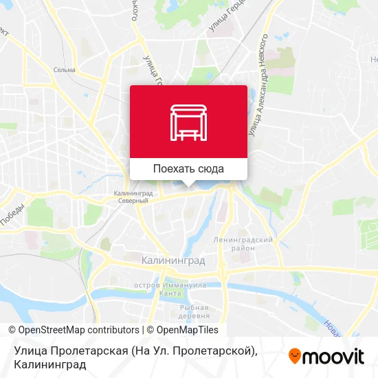 Карта Улица Пролетарская (На Ул. Пролетарской)