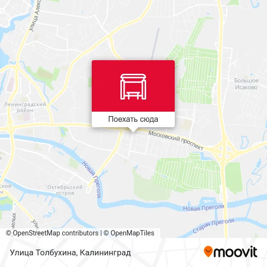 Карта Улица Толбухина