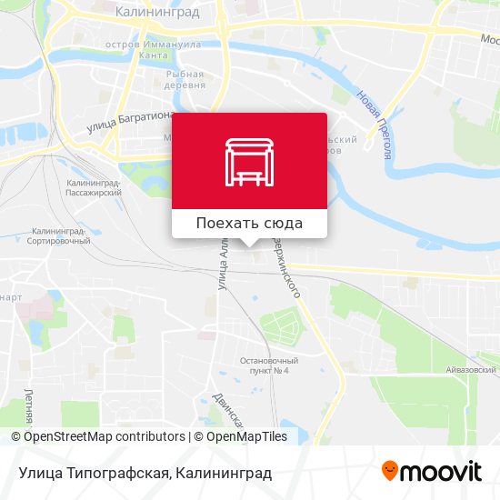 Карта Улица Типографская