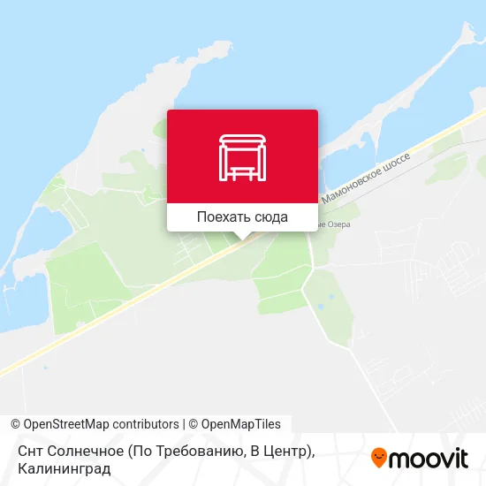 Карта Снт Солнечное (По Требованию, В Центр)
