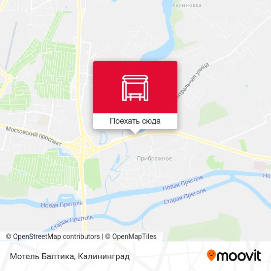 Карта Мотель Балтика