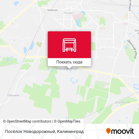 Карта Посёлок Новодорожный