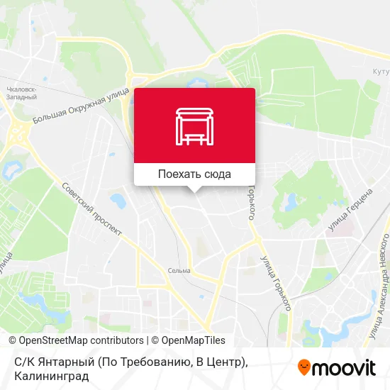 Карта С / К Янтарный (По Требованию, В Центр)