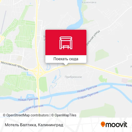 Карта Мотель Балтика
