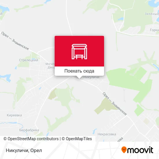 Карта Никуличи