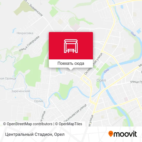 Карта Центральный Стадион