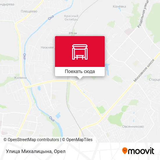 Карта Улица Михалицына