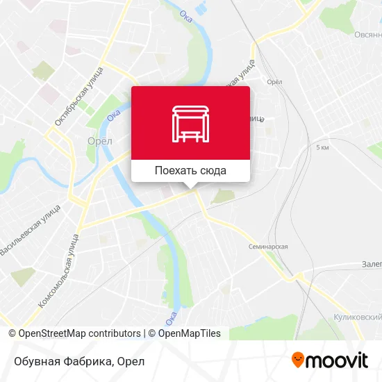 Карта Обувная Фабрика
