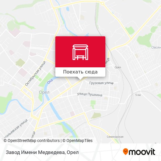 Карта Завод Имени Медведева