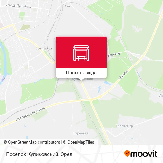 Карта Посёлок Куликовский