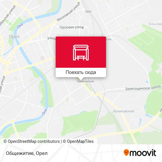 Карта Общежитие