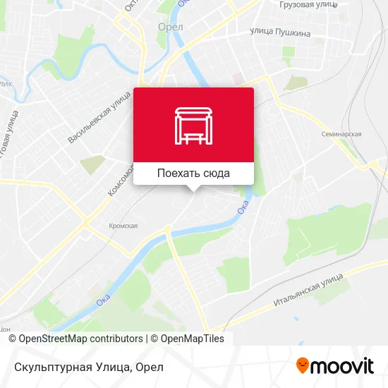 Карта Скульптурная Улица