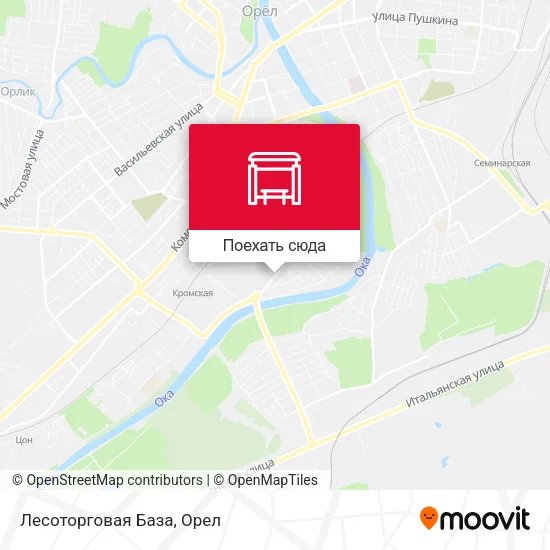 Карта Лесоторговая База