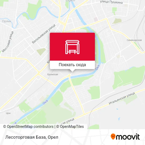 Карта Лесоторговая База