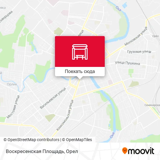 Карта Воскресенская Площадь