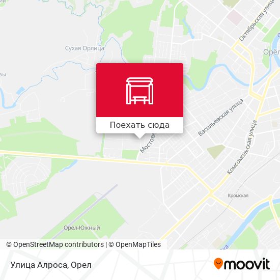 Карта Улица Алроса