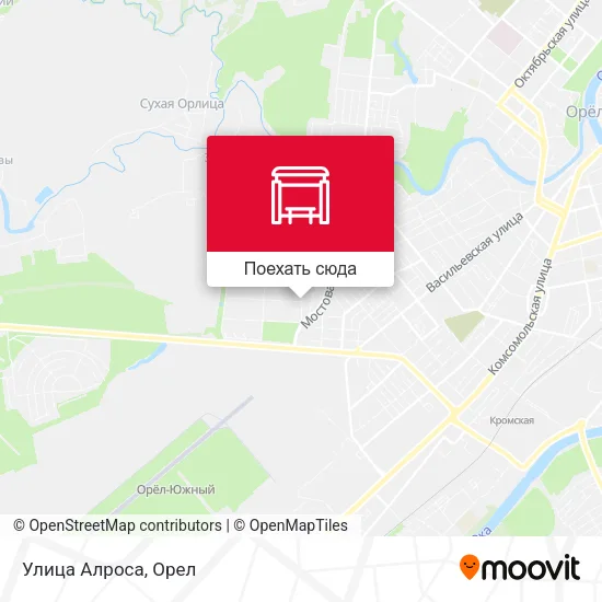 Карта Улица Алроса