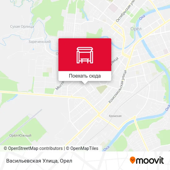 Карта Васильевская Улица