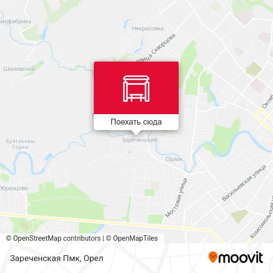 Карта Зареченская Пмк