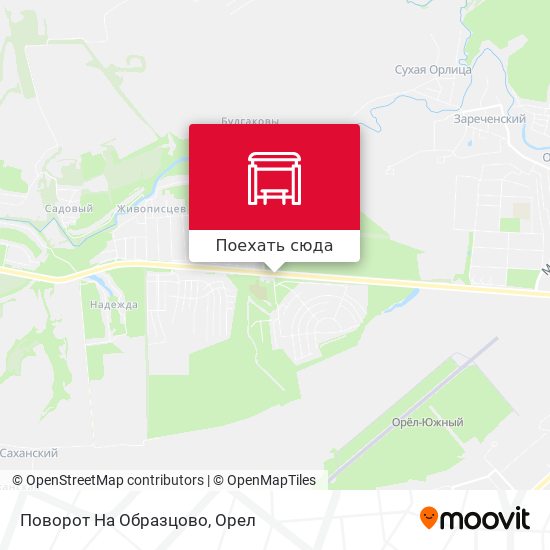 Карта Поворот На Образцово