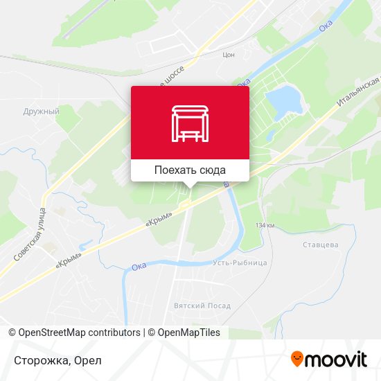 Карта Сторожка