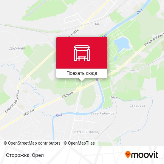 Карта Сторожка
