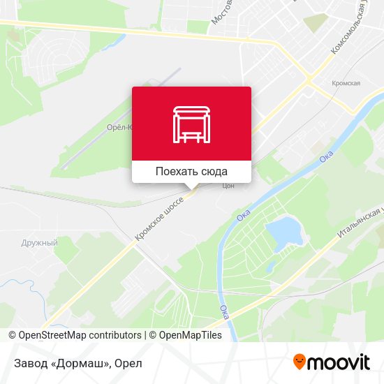 Карта Завод «Дормаш»