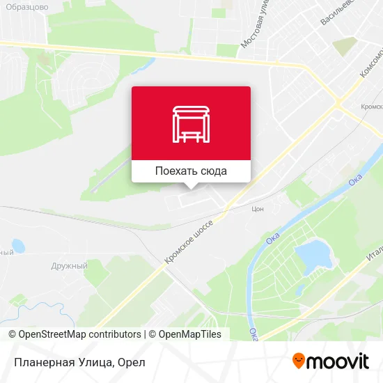 Карта Планерная Улица