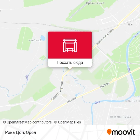 Карта Река Цон